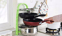 Подставка для сковородок, крышек, тарелок, кастрюль (Зеленый) p