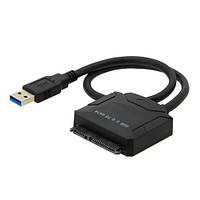 Переходник USB 3.0 - SATA 2.5/3.5 для жесткого диска HDD SSD до 5Гбит/с с БП p