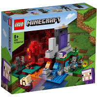 Конструктор LEGO Minecraft Разрушенный портал 316 деталей (21172) c