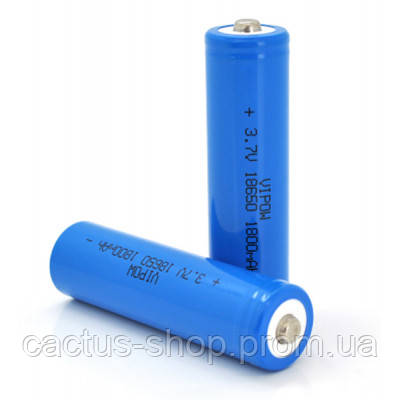 Аккумулятор 18650 Li-Ion ICR18650 TipTop, 1800mAh, 3.7V, Blue Vipow ...