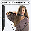 Випрямляч для волосся керамічний з РК дисплеєм, стайлер для вирівнювання волосся та завивки VGR V-515, фото 3