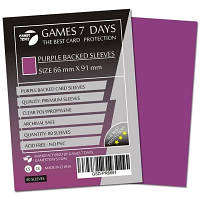 Протектор для карт Games7Days 66 х 91 мм, MTG, 80 шт Purple (PREMIUM) (GSD-PR6691) l