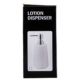 Диспенсер для мила "Турбота", білий, 8*18 см Elisey