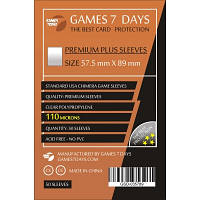 Протектор для карт Games7Days 57,5 х 89 мм, 110 мікрон USA Chimera, 50 шт (PREMIUM+) (GSD-035789) h