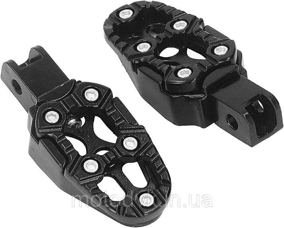 Підніжки бічні на мотоцикл чорні, Forever (к-т 2 штуки)