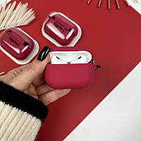 Силиконовый чехол для AirPods Pro 2 Rose red (37)