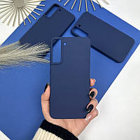 Силиконовый чехол на Samsung Galaxy S22 Plus Dark blue (8)