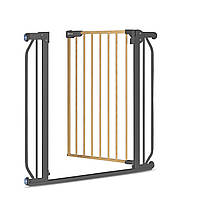 Дитяча огорожа безпеки для дверей або сходів Lionelo TRUUS SLIM GREY GRAPHIT, від 75 до 85 см