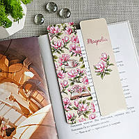 Двухсторонняя закладка для книги MriyTaDiy 5х16 см Magnolia