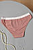 Труси жіночі з написом пудрового кольору р.L 172171S, фото 2