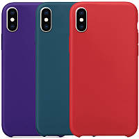 Чехол Silicone Case without Logo (AA) для Apple iPhone XS Max (6.5") TRE