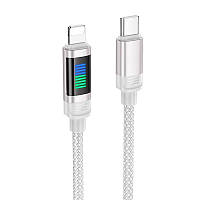 Кабель Hoco Lantern Lightning PD charging data cable U126 |1.2m, 27W|