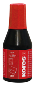 Штемпельна фарба Kores 28 мл червона