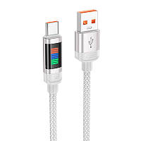 Кабель Hoco Type-C Lantern charging data cable U126 |1.2m, 5A|