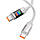 Кабель HOCO Lantern Type-C to Type-C charging data cable U126 |1.2m, 100W/5A|, фото 5