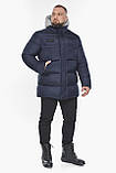 Трендова чоловіча синя куртка модель 64550, фото 2