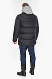 Куртка міцна чоловіча чорна на зиму модель 64550, фото 7