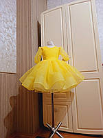 Святкова жовта нарядна сукня на день народження,випускний