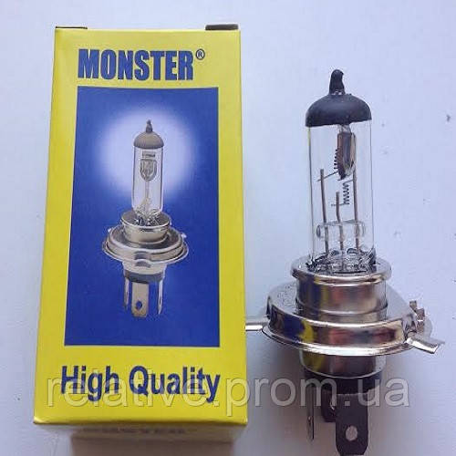 Лампа 24V H4 100/90W "Monster" (1шт)