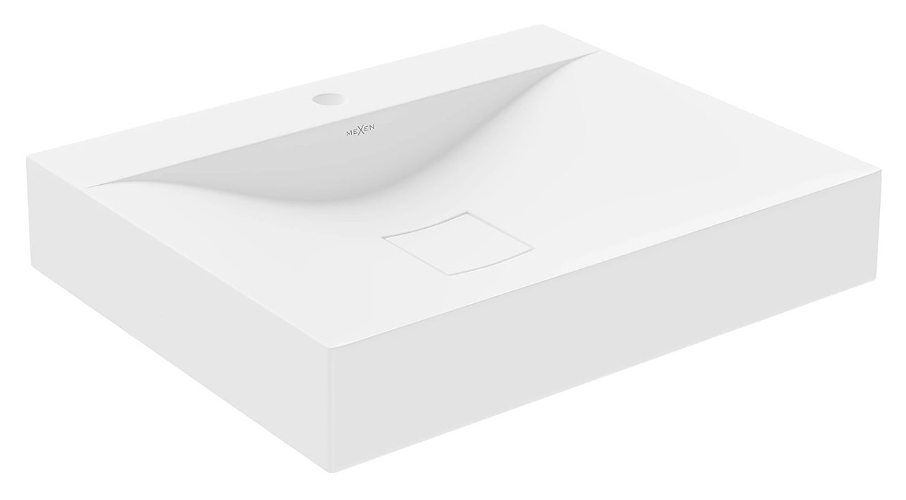 Умивальник (раковина) MEXEN POLI 60 WHITE накладний підвісний *, фото 1