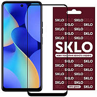 Захисне скло SKLO 3D (full glue) для TECNO Spark 10 Pro TRE