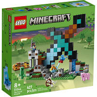 Конструктор LEGO Minecraft Форпост с мечом 427 деталей (21244) h