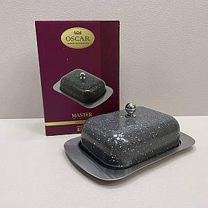 Маслянка з неіржавкої сталі 18,6*12,2*7,5 см Oscar Master OSR-5009/1, фото 1
