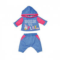 Набір одягу для ляльки BABY BORN - СПОРТИВНИЙ КОСТЮМ ДЛЯ БІГУ (на 43 cm, блакитний) Baumar - Знак Качества