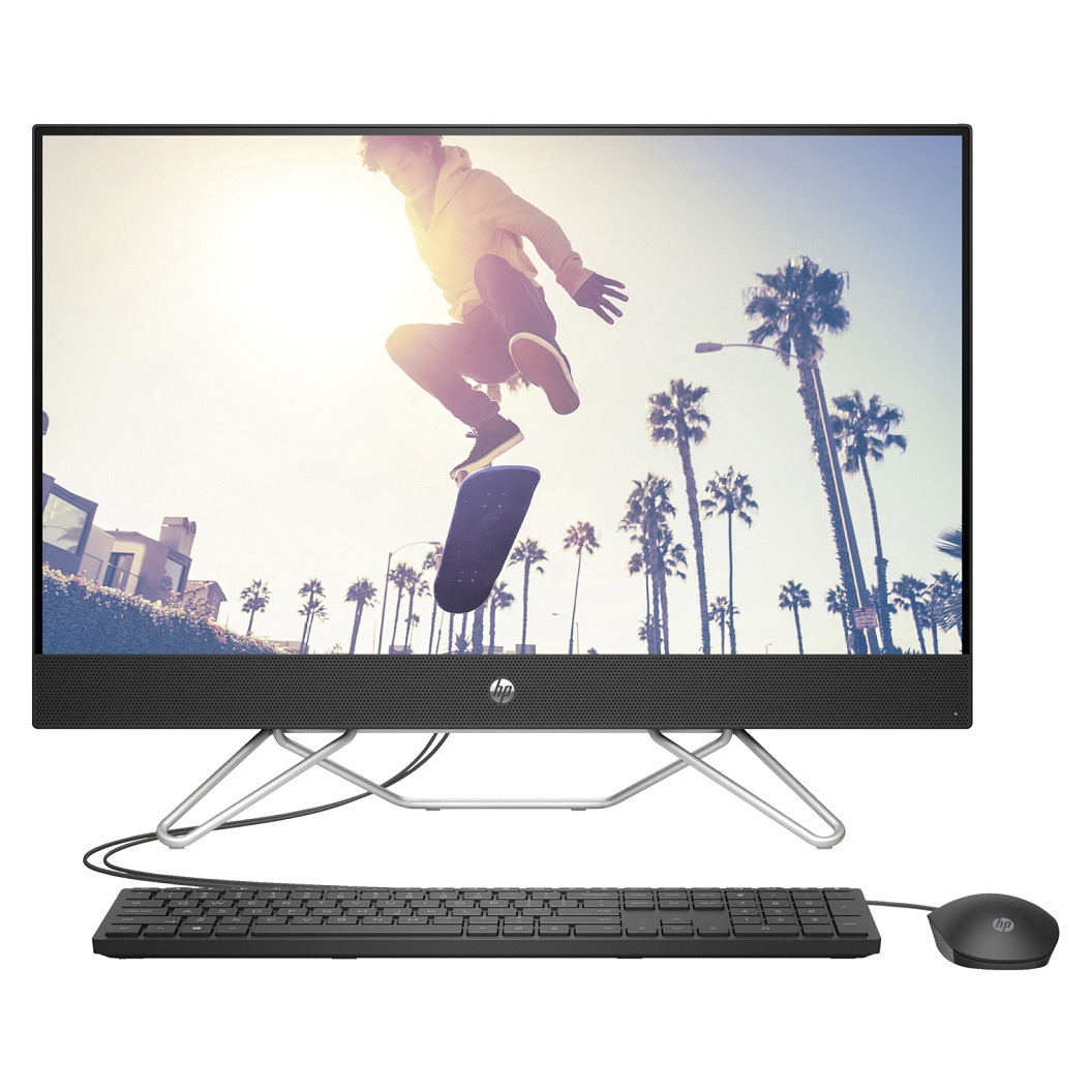 HP Комп'ютер персональний моноблок All-in-One 27" FHD IPS AG, Intel i5-1235U, 16GB, F512GB, UMA, WiFi, кл+м, DOS, чорний  Baumar -