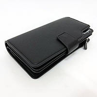 Мужской кошелек Baellerry Business S1063, портмоне клатч экокожа. EK-243 Цвет: черный