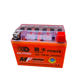 Акумулятор гелевий PM-GEL 12V 4А OUTDO ЗЗ Power (12V 4A)