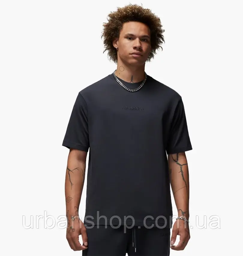 Urbanshop com ua Футболка чоловіча Air Jordan T-Shirt Air Wordmark Black FJ1969-045 РОЗМІРИ ЗАПИТУЙТЕ