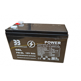 Гелевий акумулятор PM-GEL 12V 9А ЗЗ Standard Power (12V 9A)