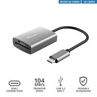 Считыватель флеш-карт Trust DALYX FAST USB-C ALUMINIUM (24136_TRUST) n