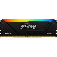 Модуль памяти для компьютера DDR4 32GB 3200 MHz Beast RGB Kingston Fury (ex.HyperX) (KF432C16BB2A/32) l