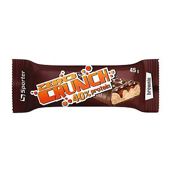 Zero Crunch 40% Protein - 24x45g Brauni