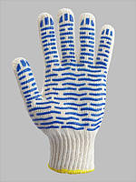 Робочі рукавички Хвиля з ПВХ точкою 780 г.