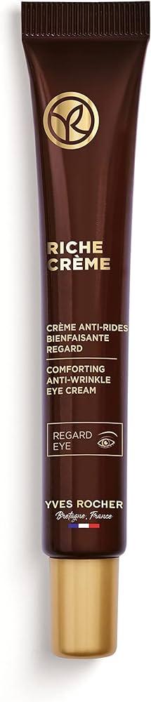 Yves Rocher Riche Creme. Благотворний крем від зморщок для контуру очей. Живить, відновлює шкіру 14 мл