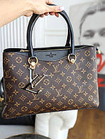Сумка Louis Vuitton handbag велика корич.+чорний