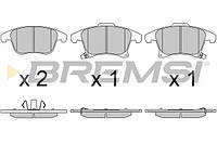 Колодки передние тормозные Ford Galaxy III/Mondeo V/S-Max 14- (155.2x66.6x19.9), Bremsi (BP3655)
