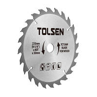 Диск Tolsen пильный с ТВС напайками по дереву 210х48Т*30мм (76441) l