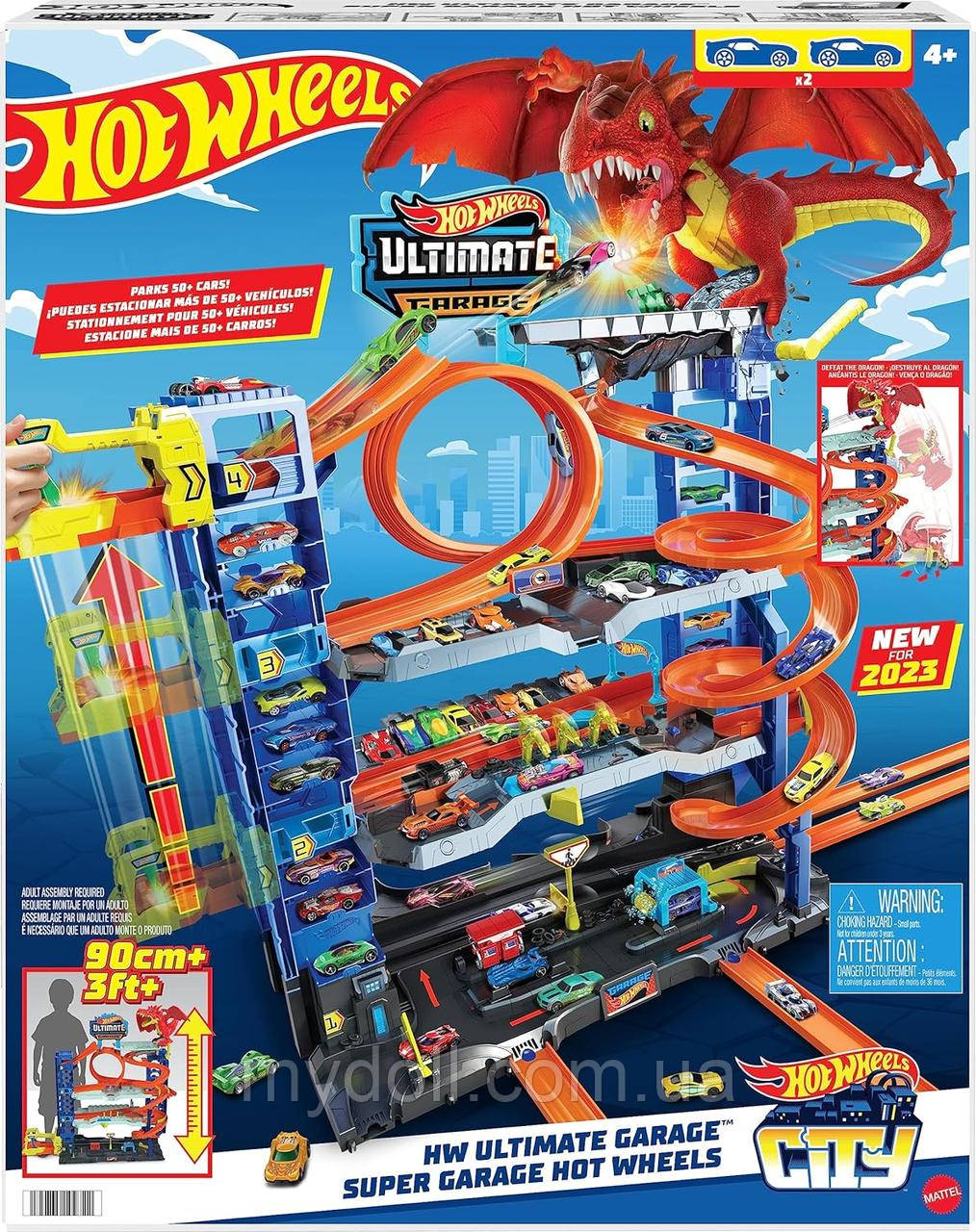 Трек Хот Вілс Легендарний гараж Hot Wheels City HW Ultimate Garage Playset HKX48 Mattel Оригінал