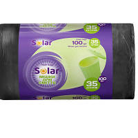 Пакеты для мусора Solar Household 35 л 100 шт. (4820269930056) h
