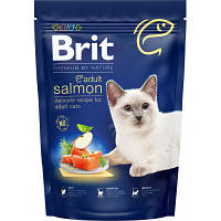 Сухой корм для кошек Brit Premium by Nature Cat Adult Salmon 800 г (8595602553051) p