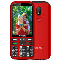 Мобильный телефон Sigma Comfort 50 Optima Type-C Red (4827798122327) p