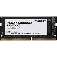 Модуль памяти для ноутбука SoDIMM DDR4 4GB 2666 MHz Patriot (PSD44G266682S) p