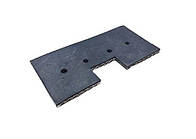 Скребок Н.107.011-02 транспортера резиновый колосовых и зерновых элеваторов комбайна Дон-1500