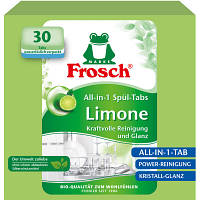 Таблетки для посудомийних машин Frosch Лимон 30 шт. (4001499963339) p