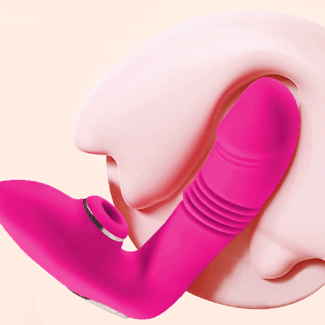 Вакуумний вібратор зі стимулятором клітора, автоматичний вібратор з рухом вакуумний стимулятор