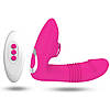 Вакуумний вібратор із стимулятором клітора, автоматичний вібратор із рухом вакуумний стимулятор, фото 3